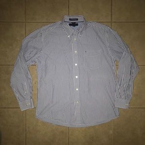 Tommy Hilfiger Academy Poplin Mens Dress Shirt L